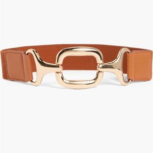 ✨ Area Stars Blythe Gold Bucket Woven Brown Women's Belt
